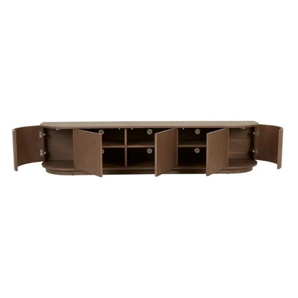 Oberon Crescent Entertainment Unit by Globewest