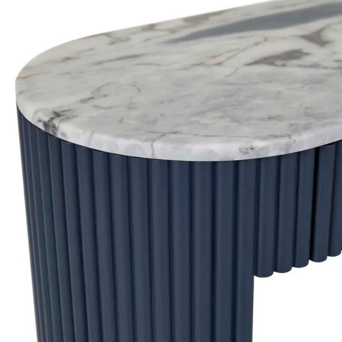 Benjamin Ripple Grand Marble Console by Globewest