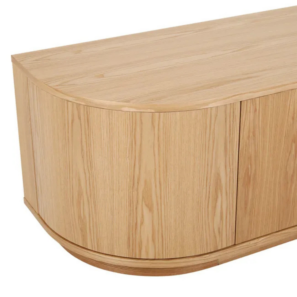 Oberon Crescent Entertainment Unit by Globewest