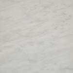 Benjamin Ripple Round Marble Dining Table Matt White Marble - Matt Black by GlobeWest