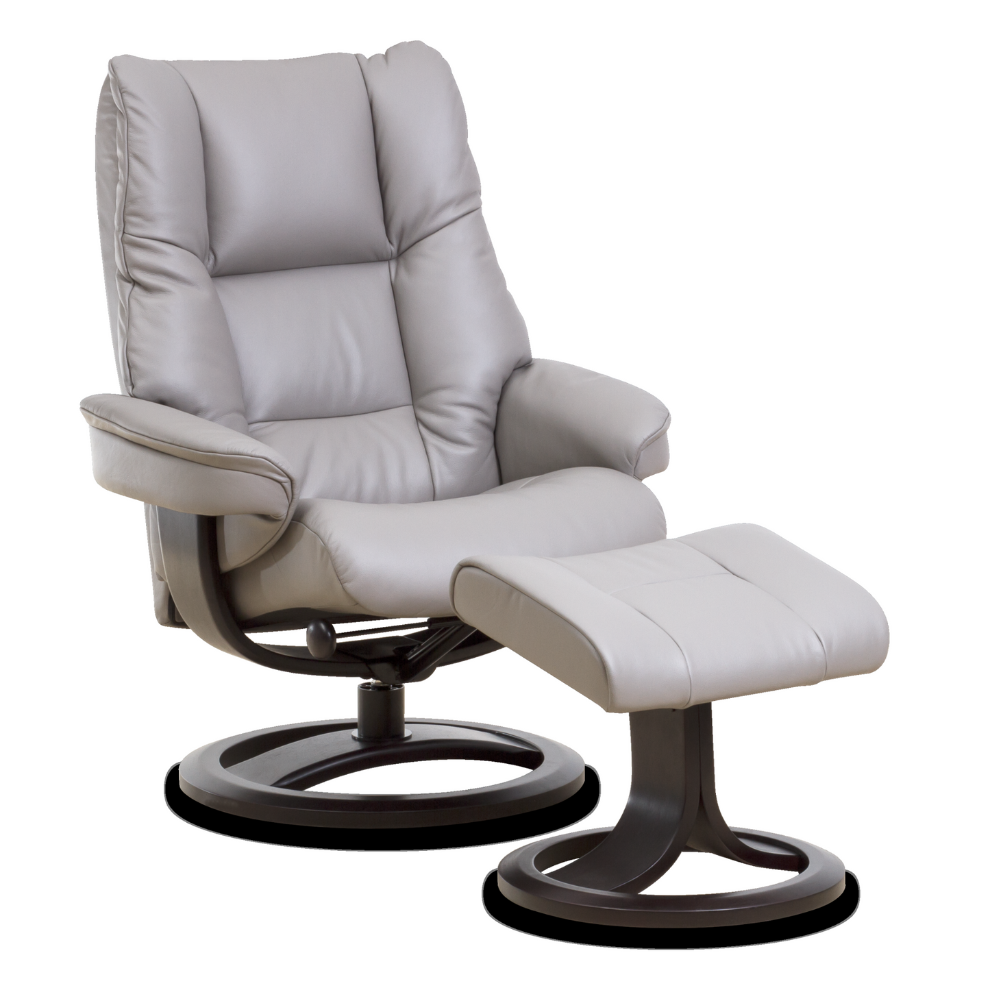 Nordic 60 Large Recliner Chair with Ottoman by IMG