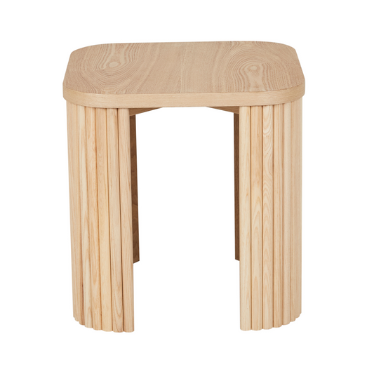 Benjamin Ripple Square Side Table by Globewest