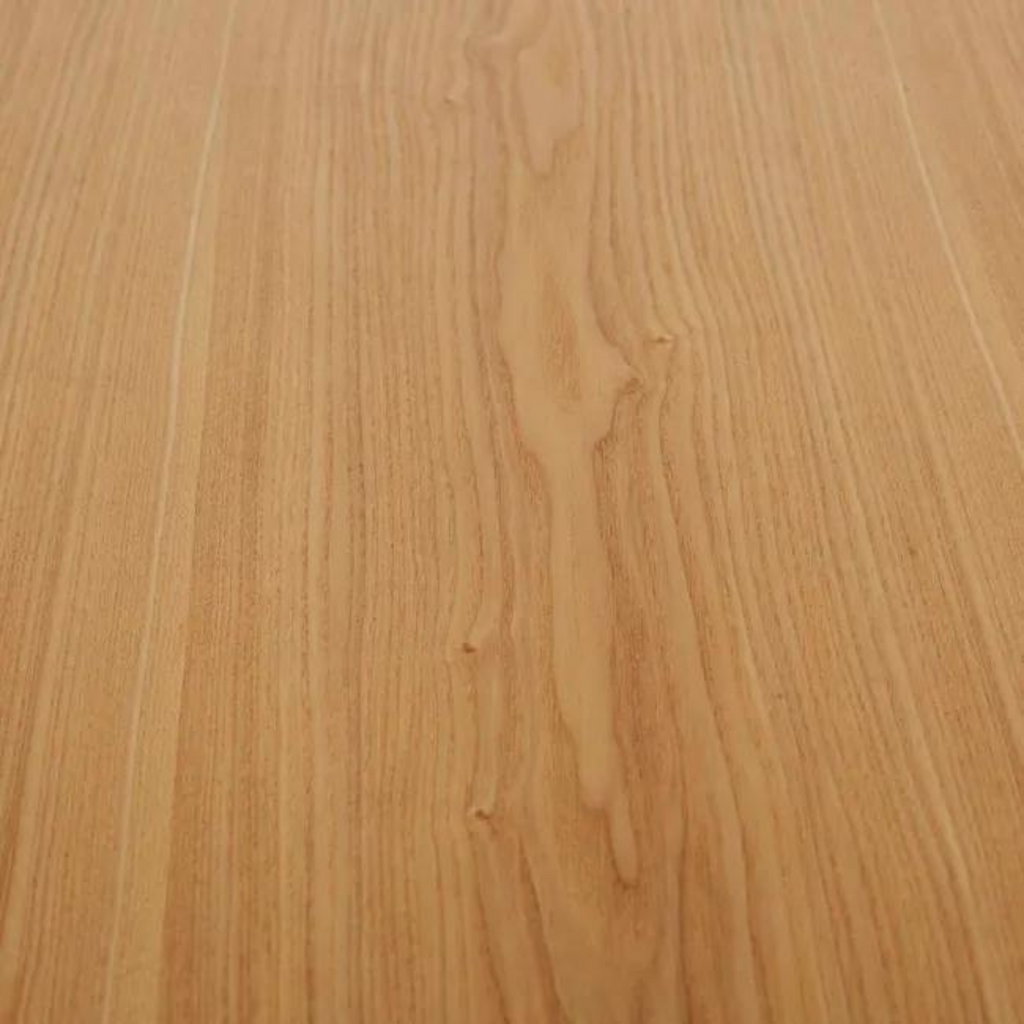 Benjamin Ripple Round Dining Table in Natural Ash by GlobeWest