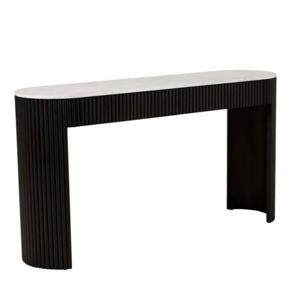 Benjamin Ripple Grand Marble Console by Globewest
