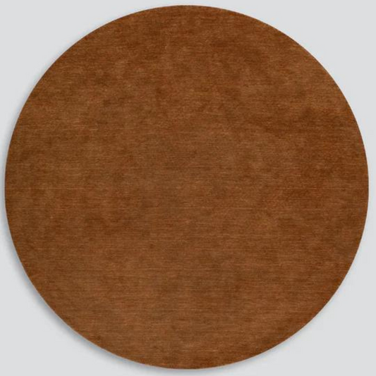 Sandringham Round Rug Pecan
