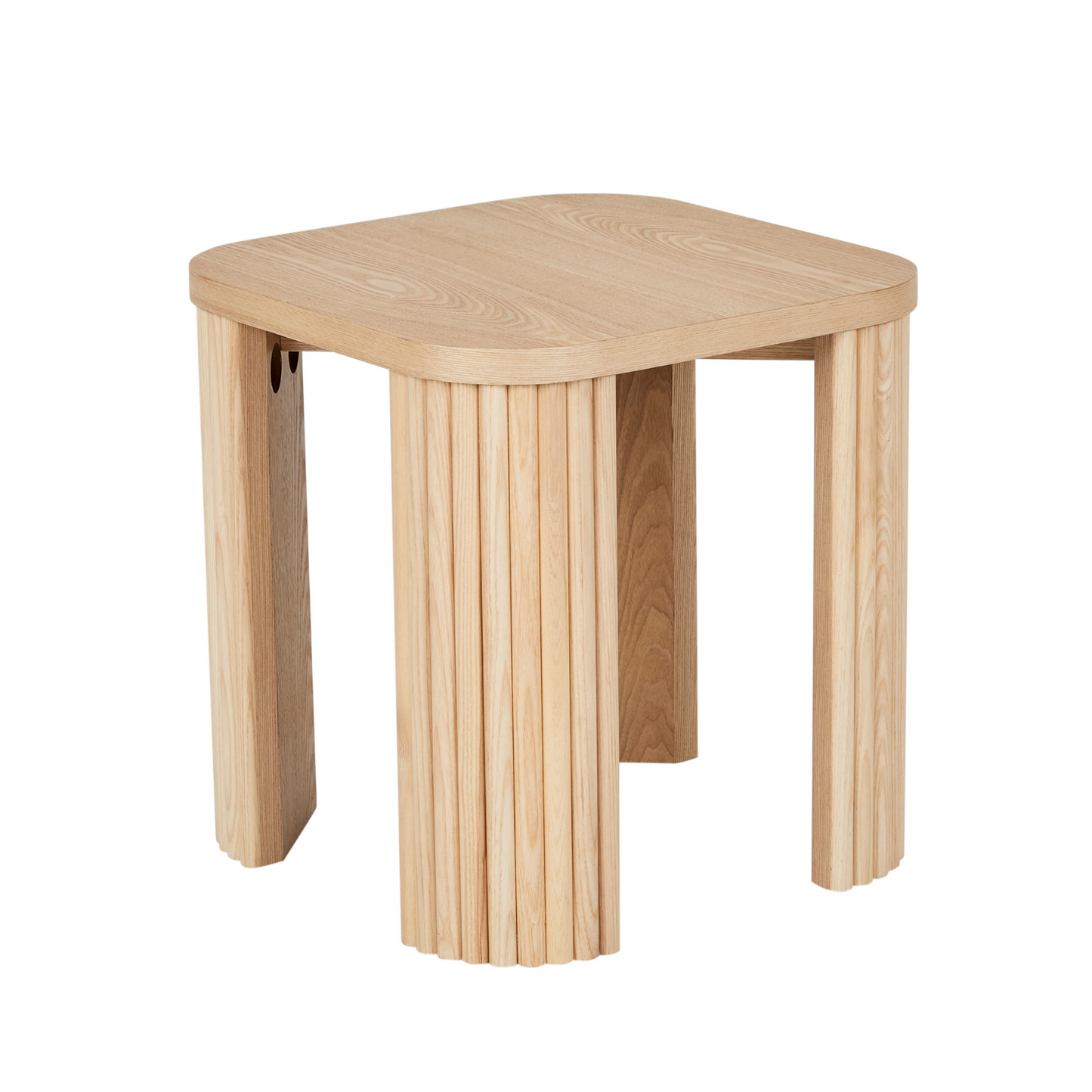 Benjamin Ripple Square Side Table by Globewest