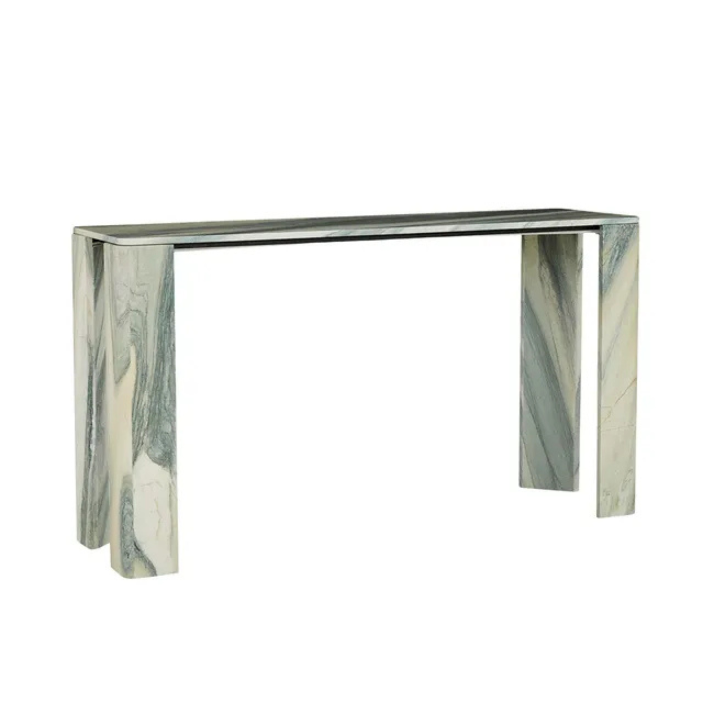 Atlas Slab Console Table by GlobeWest
