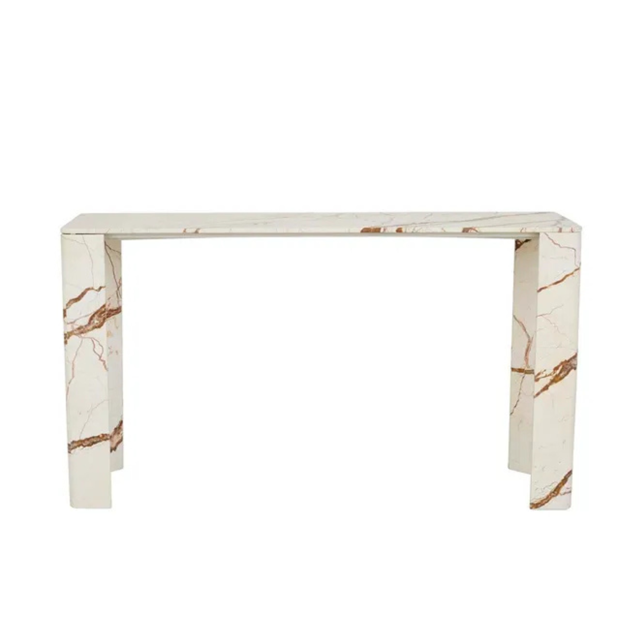 Atlas Slab Console Table by GlobeWest