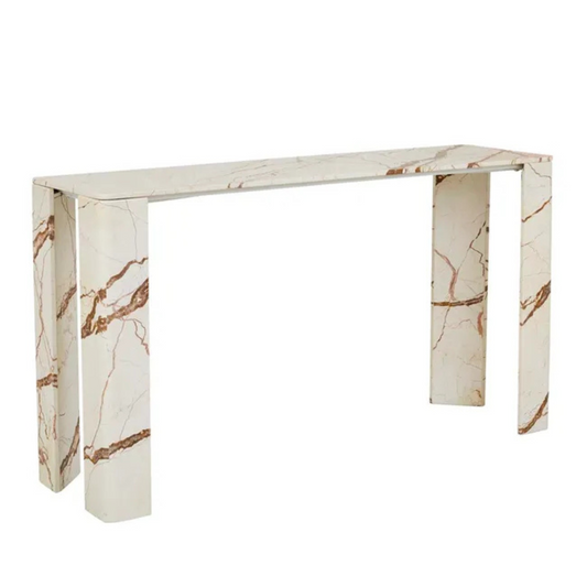 Atlas Slab Console Table by GlobeWest