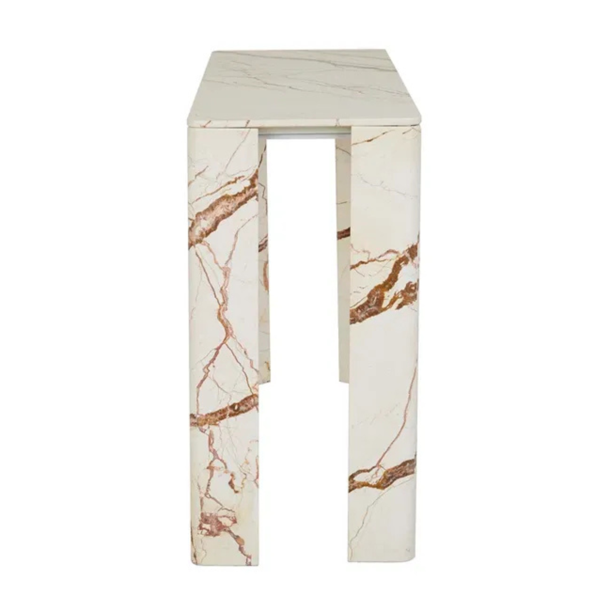 Atlas Slab Console Table by GlobeWest