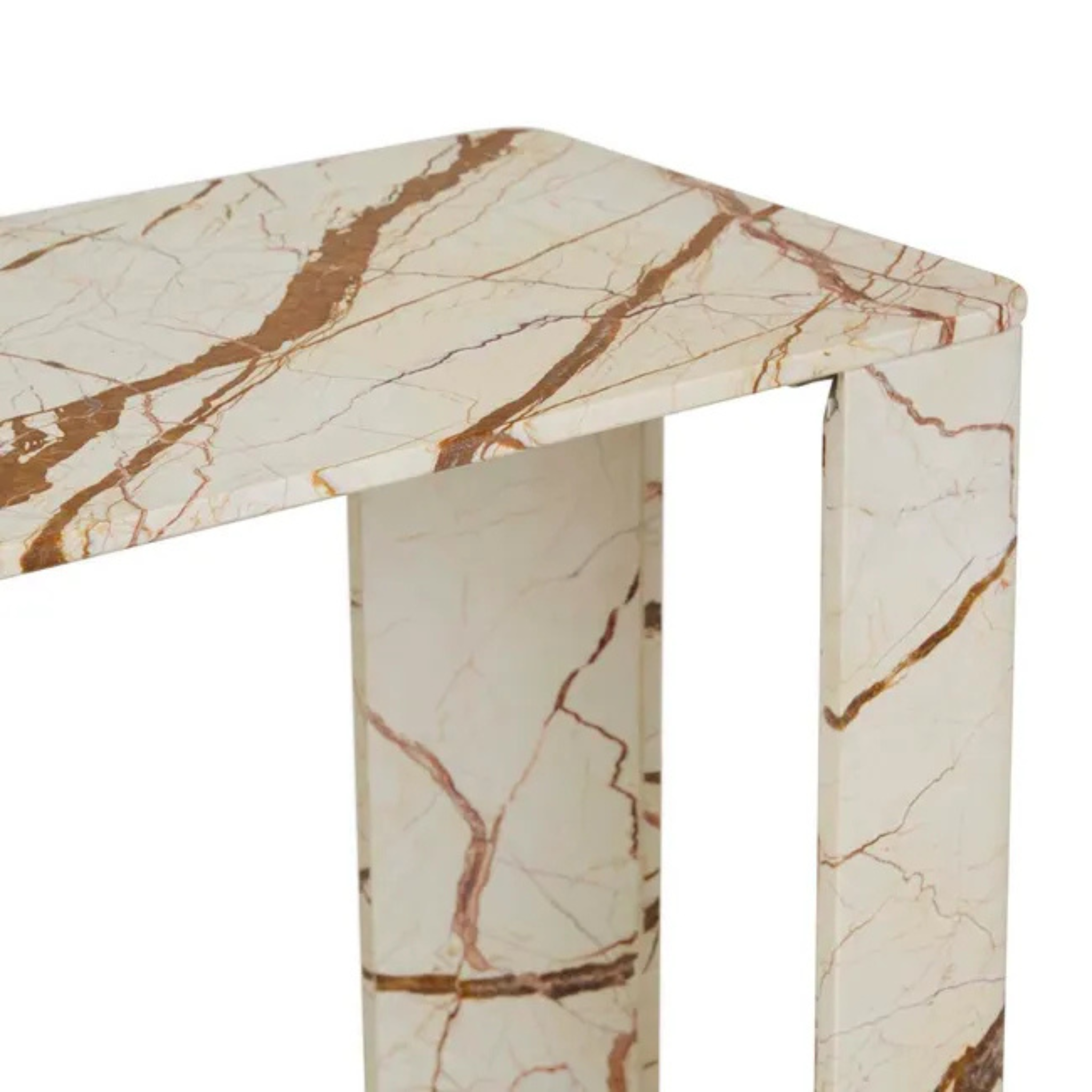 Atlas Slab Console Table by GlobeWest