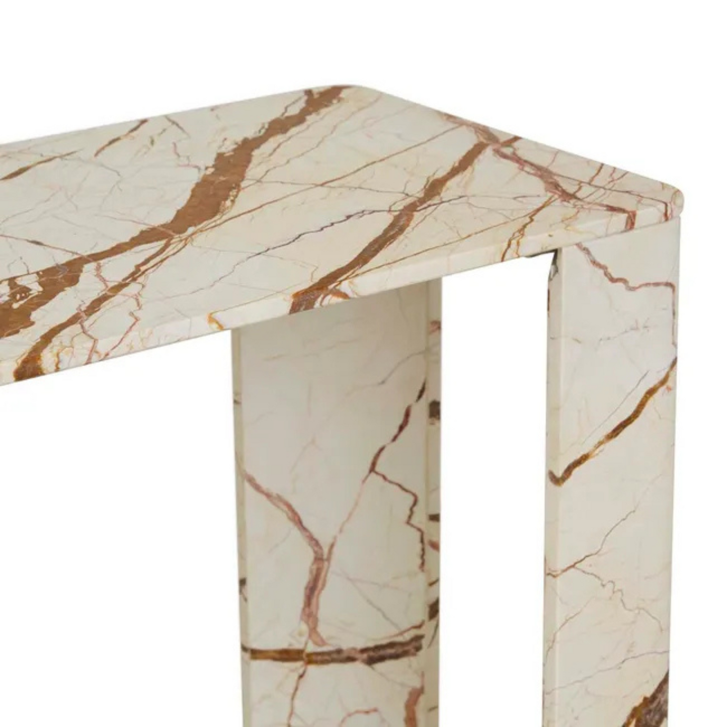 Atlas Slab Console Table by GlobeWest