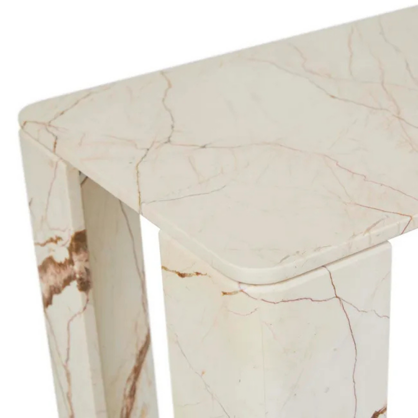 Atlas Slab Console Table by GlobeWest