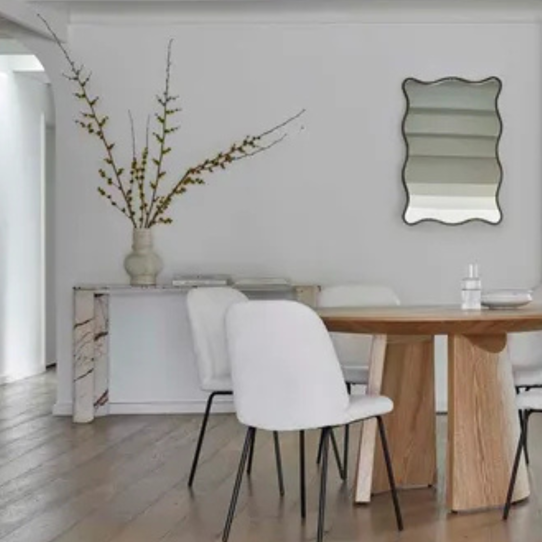 Atlas Slab Console Table by GlobeWest