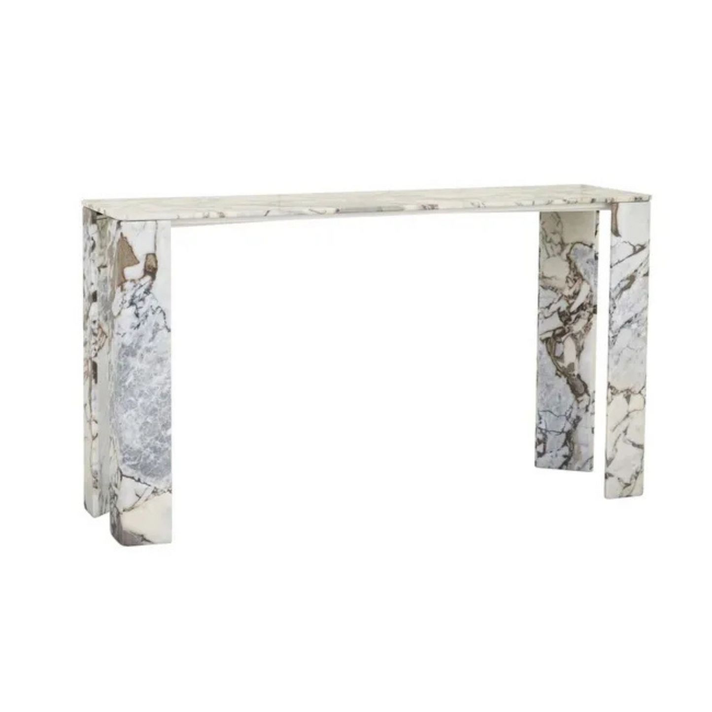 Atlas Slab Console Table by GlobeWest