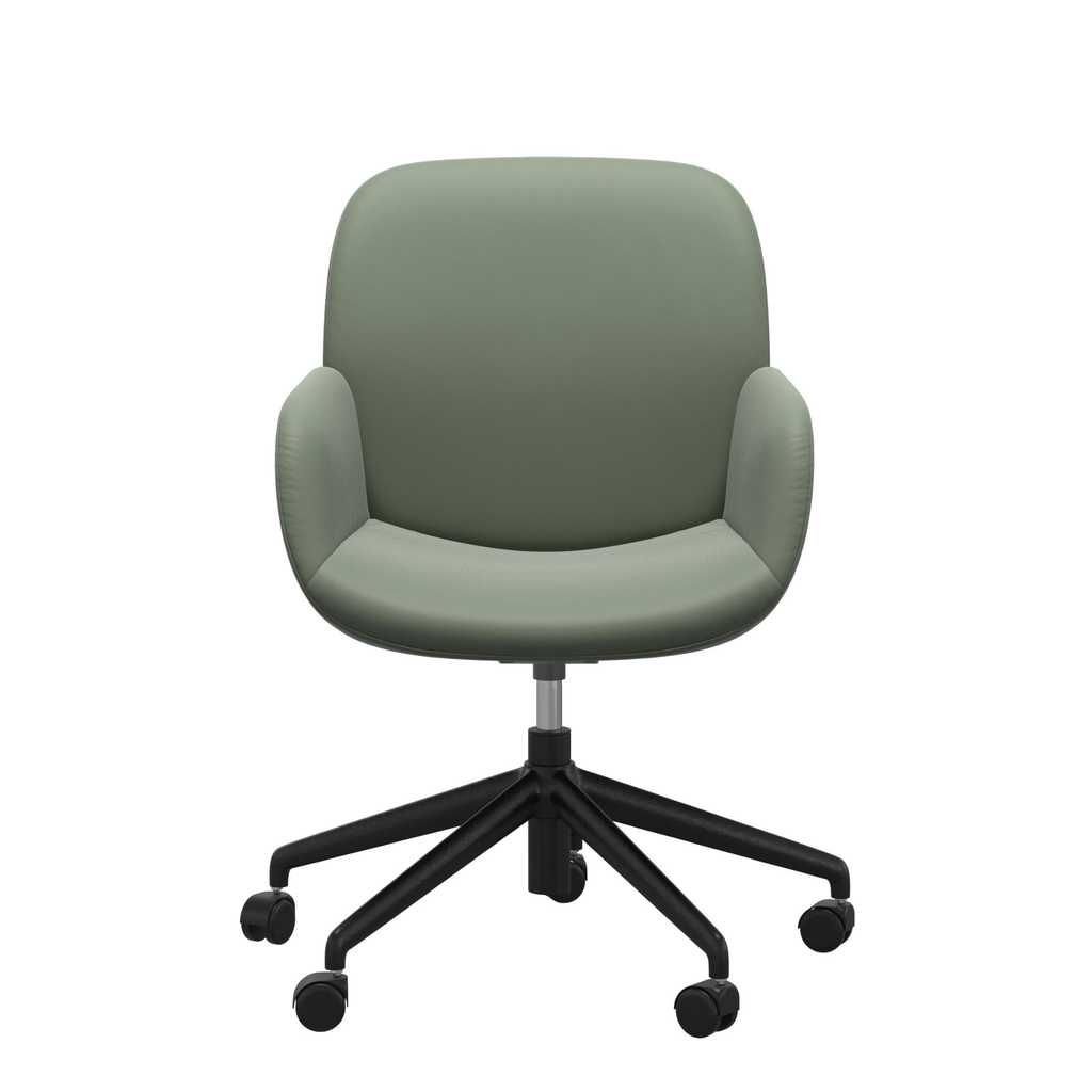 Bay Low Back Large Home Office Chair with Arms by Stressless