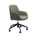 Bay Low Back Large Home Office Chair with Arms by Stressless