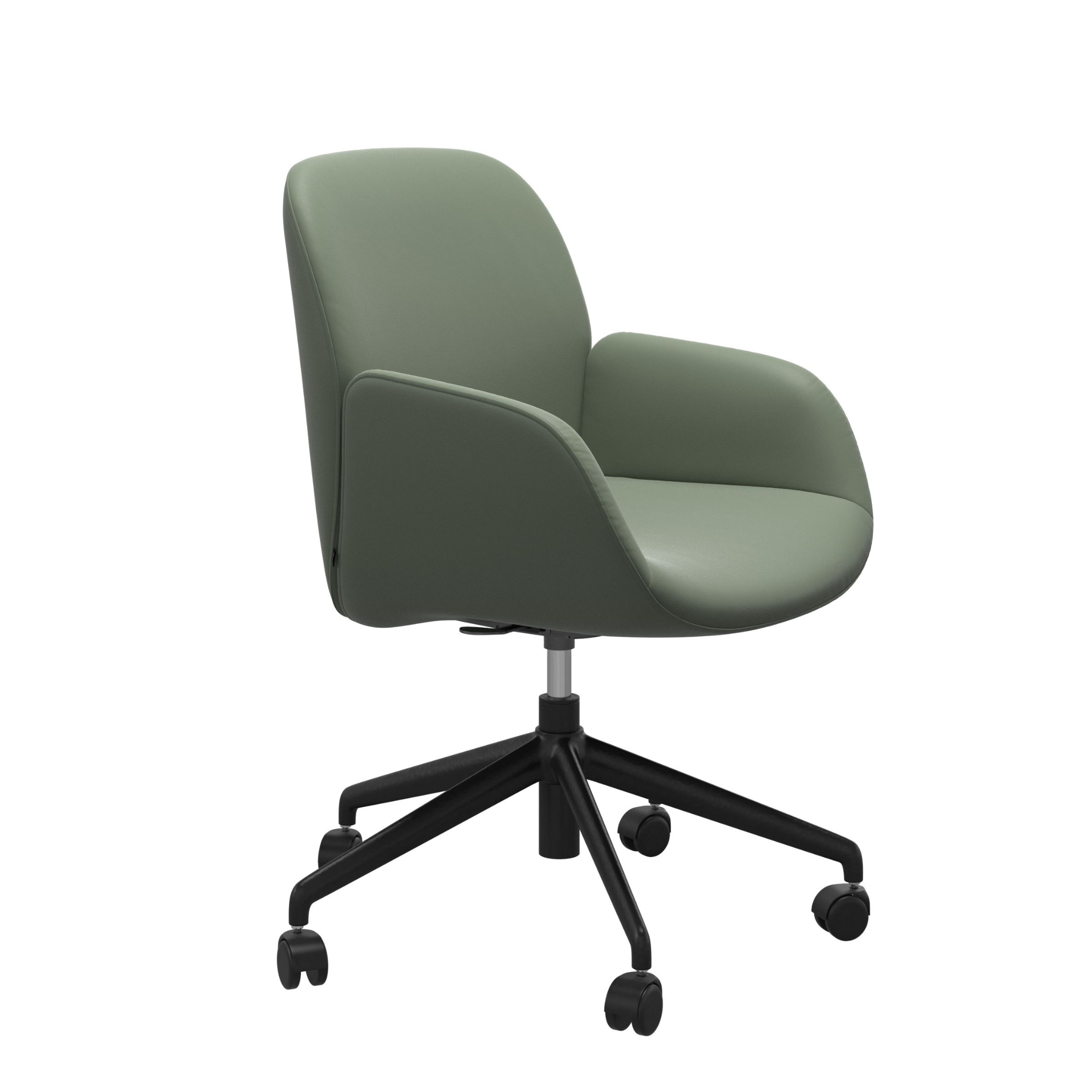 Bay Low Back Large Home Office Chair with Arms by Stressless
