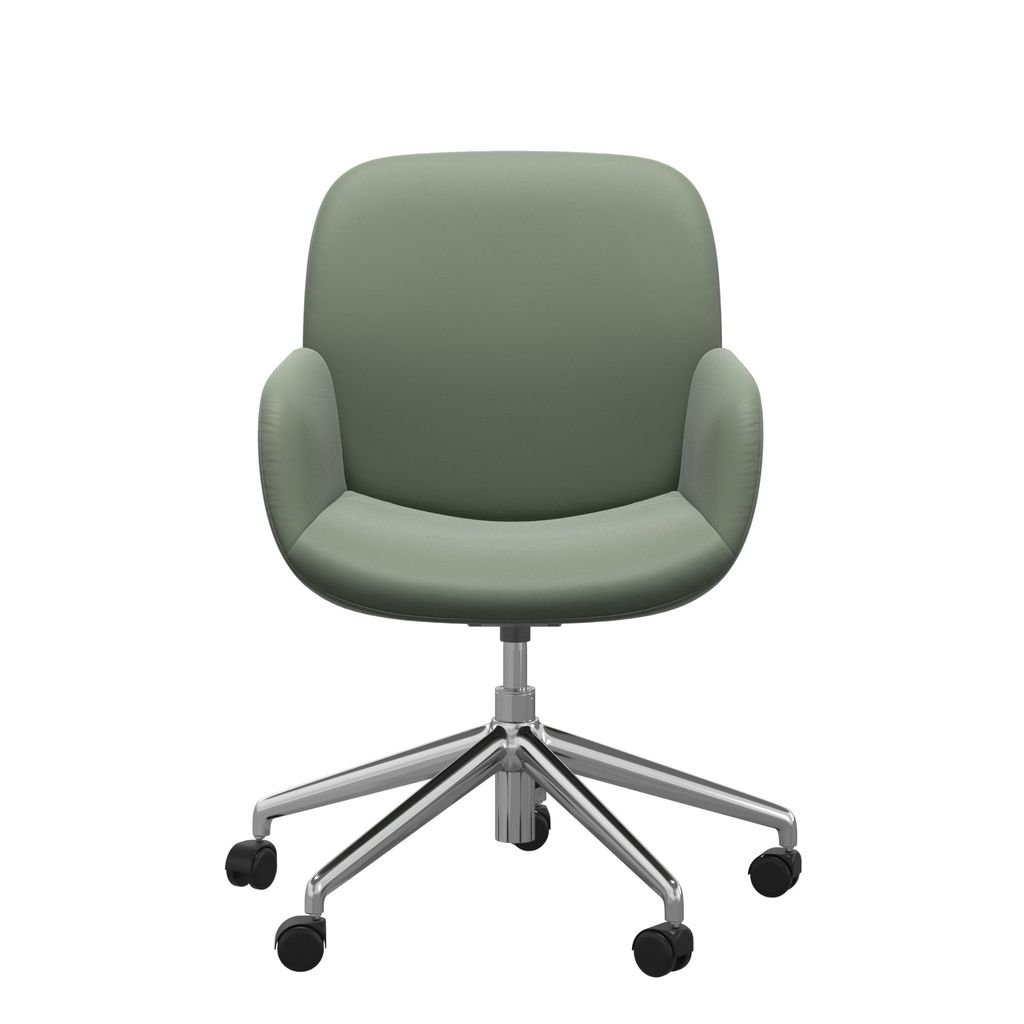 Bay Low Back Large Home Office Chair with Arms by Stressless