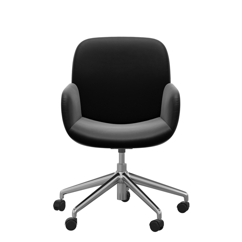 Bay Low Back Large Home Office Chair with Arms by Stressless