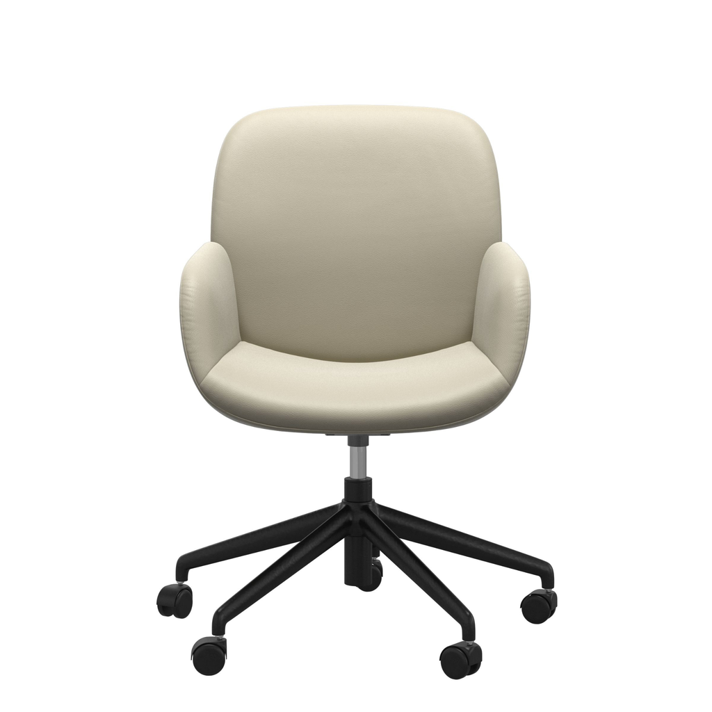 Bay Low Back Large Home Office Chair with Arms by Stressless