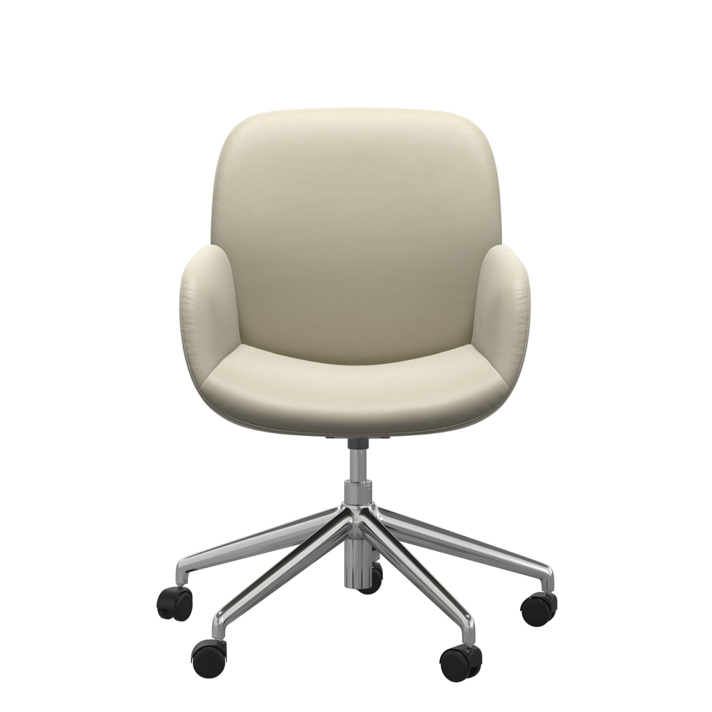 Bay Low Back Large Home Office Chair with Arms by Stressless