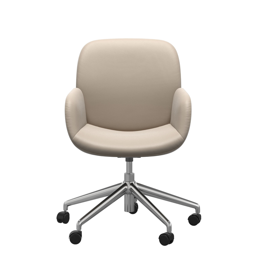 Bay Low Back Large Home Office Chair with Arms by Stressless