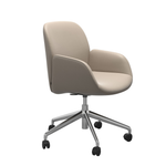 Bay Low Back Large Home Office Chair with Arms by Stressless