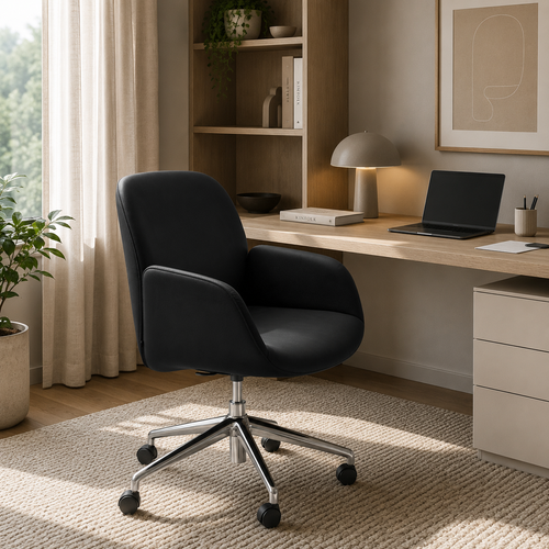 Bay Low Back Large Home Office Chair with Arms by Stressless