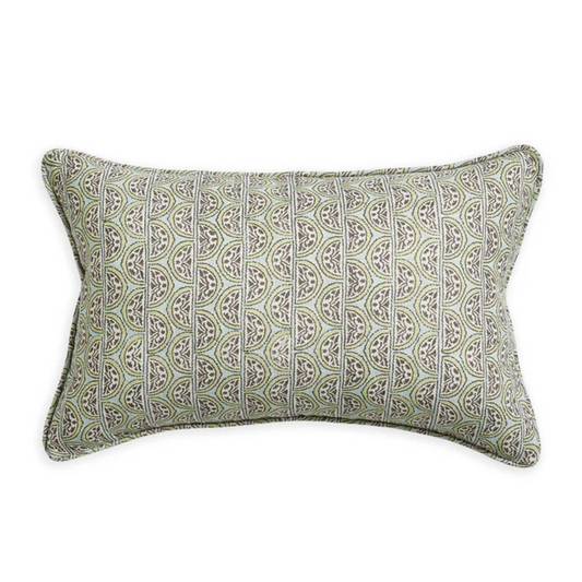 Burano Wasabi Linen Cushion