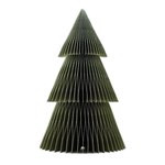 Deluxe Tree Olive Green with Silver Glitter 45cm