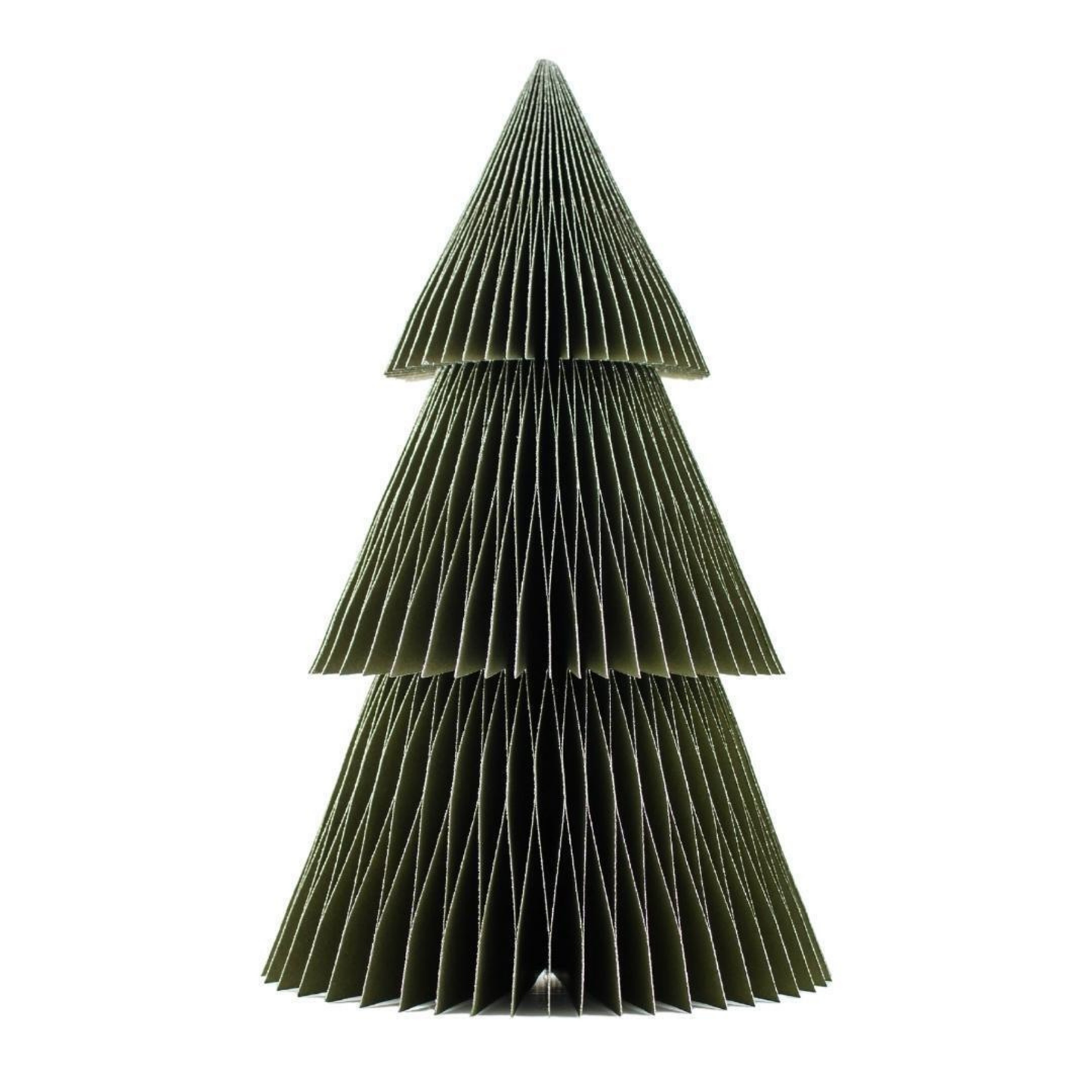 Deluxe Tree Olive Green with Silver Glitter 45cm