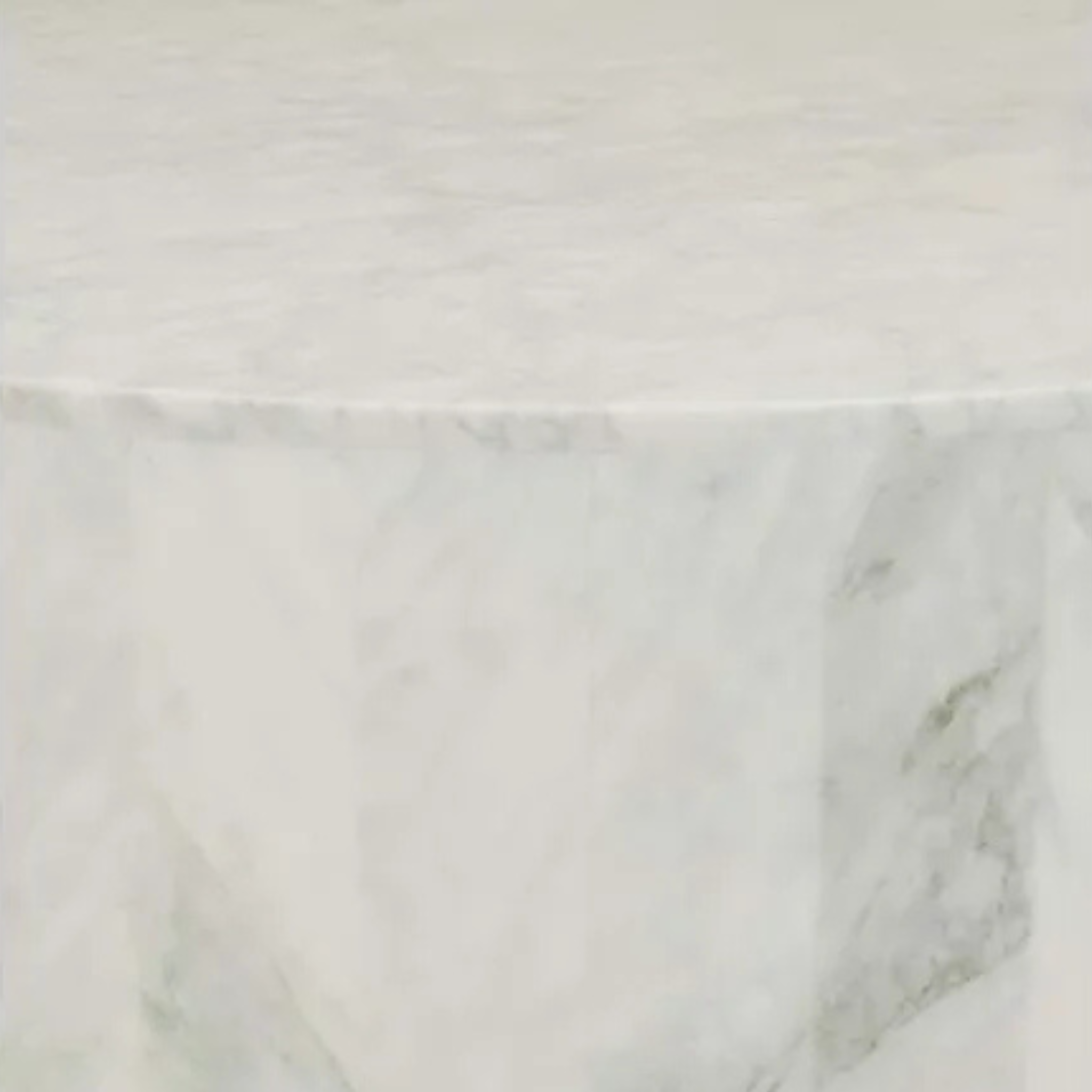 Elle Round Block Coffee Table - Matt White Marble by Globewest