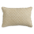 Etoile Saffron Linen Cushion