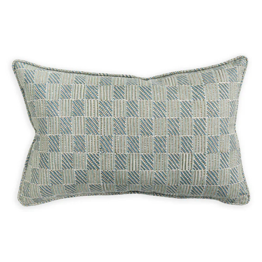 Kumasi Celadon Moss Linen Cushion