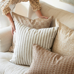 Kythira Washed Pista Linen Cushion