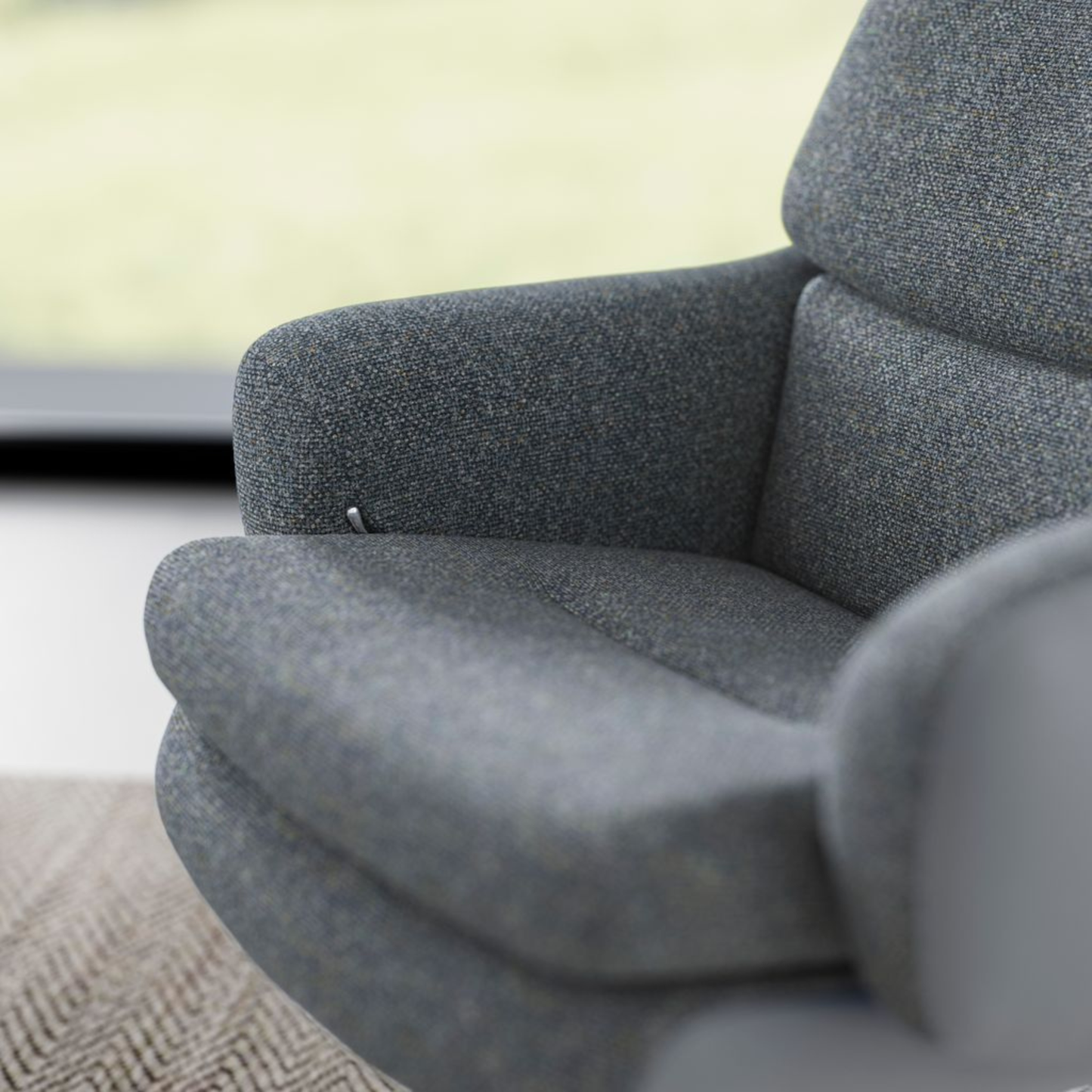 Lyra Recliner Chair with Ottoman by IMG