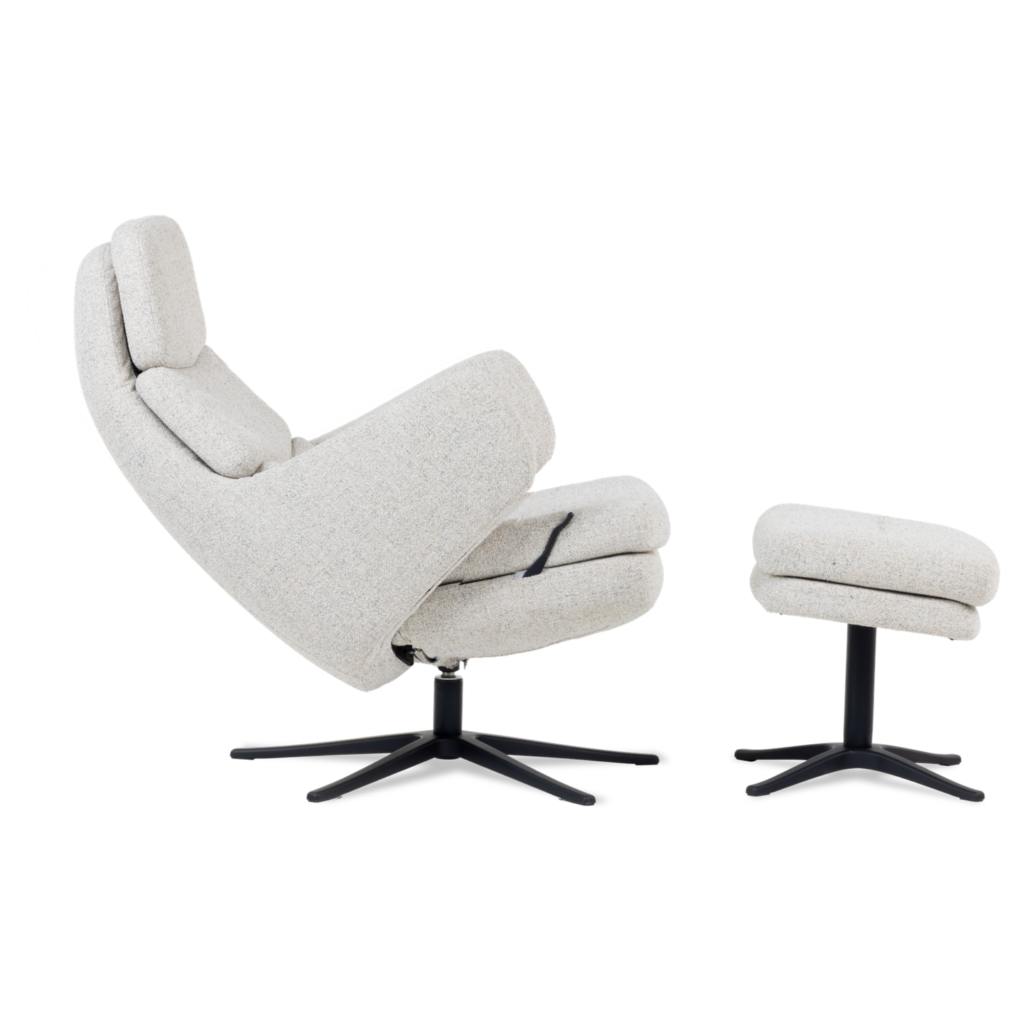 Lyra Recliner Chair with Ottoman by IMG