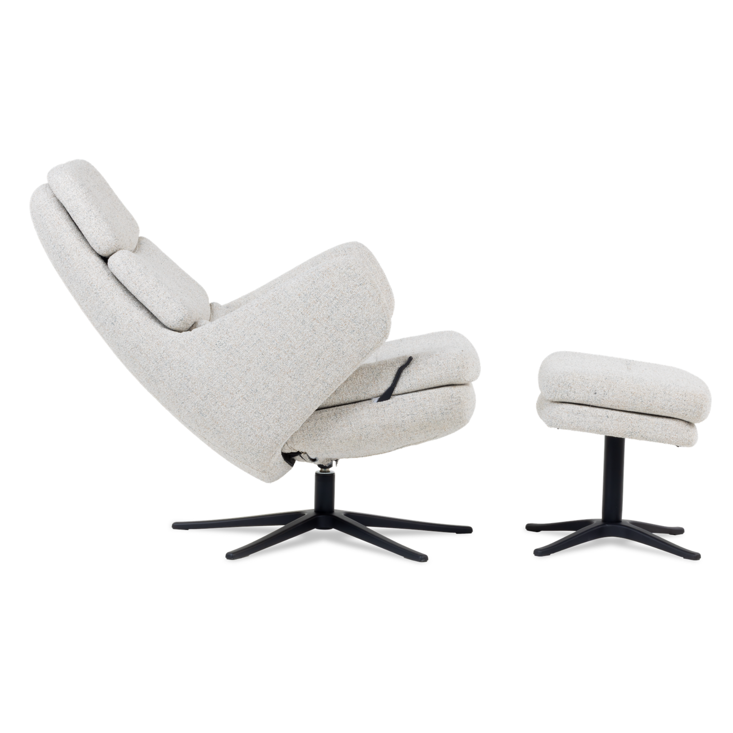 Lyra Recliner Chair with Ottoman by IMG