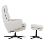 Lyra Recliner Chair with Ottoman by IMG