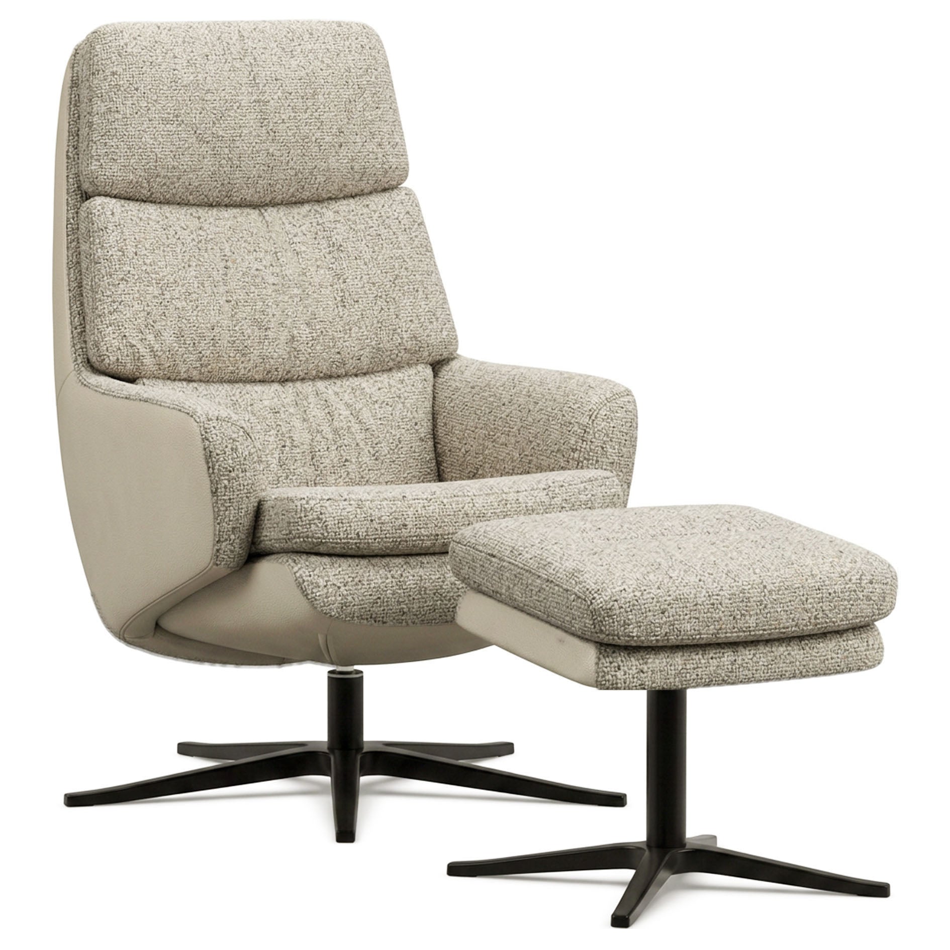 Lyra Recliner Chair with Ottoman by IMG