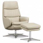 Lyra Recliner Chair with Ottoman by IMG