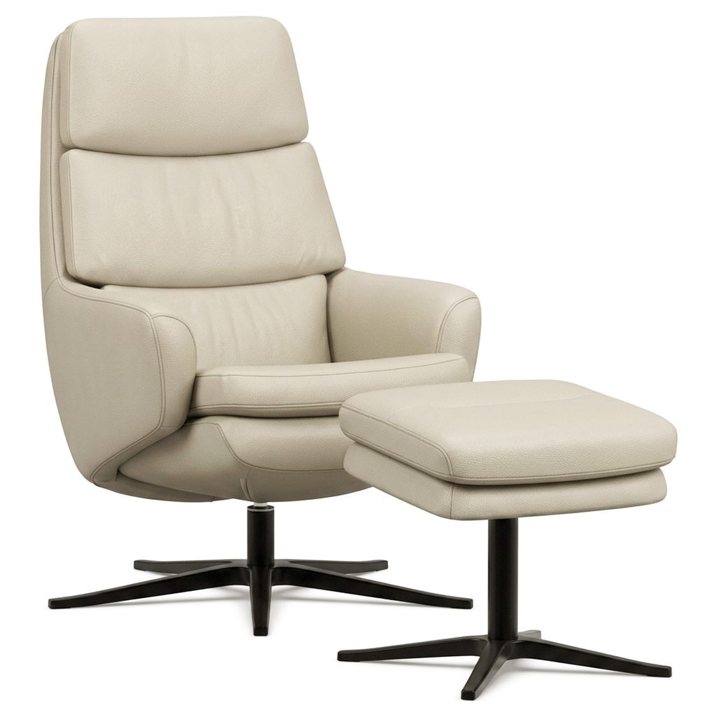 Lyra Recliner Chair with Ottoman by IMG