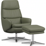 Lyra Recliner Chair with Ottoman by IMG