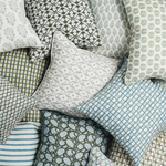 Madhavi Thyme Linen Cushion