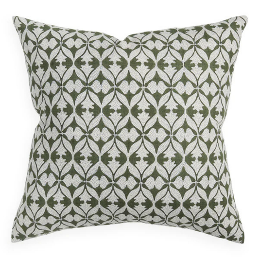 Madhavi Thyme Linen Cushion