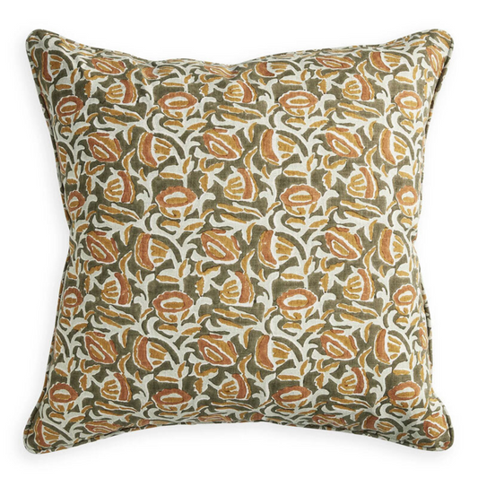 Marbella Eucalypt Linen Cushion