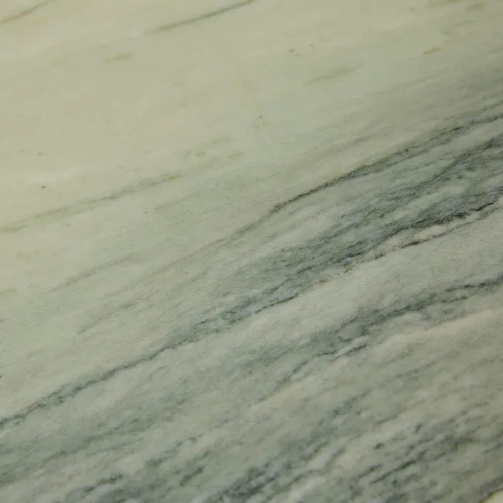 Oberon Crescent Marble Storage Unit - Marine Marble - Thyme by GlobeWest