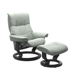 Mayfair Large Recliner Chair & Stool with Classic Base by Stressless