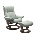 Mayfair Large Recliner Chair & Stool with Classic Base by Stressless